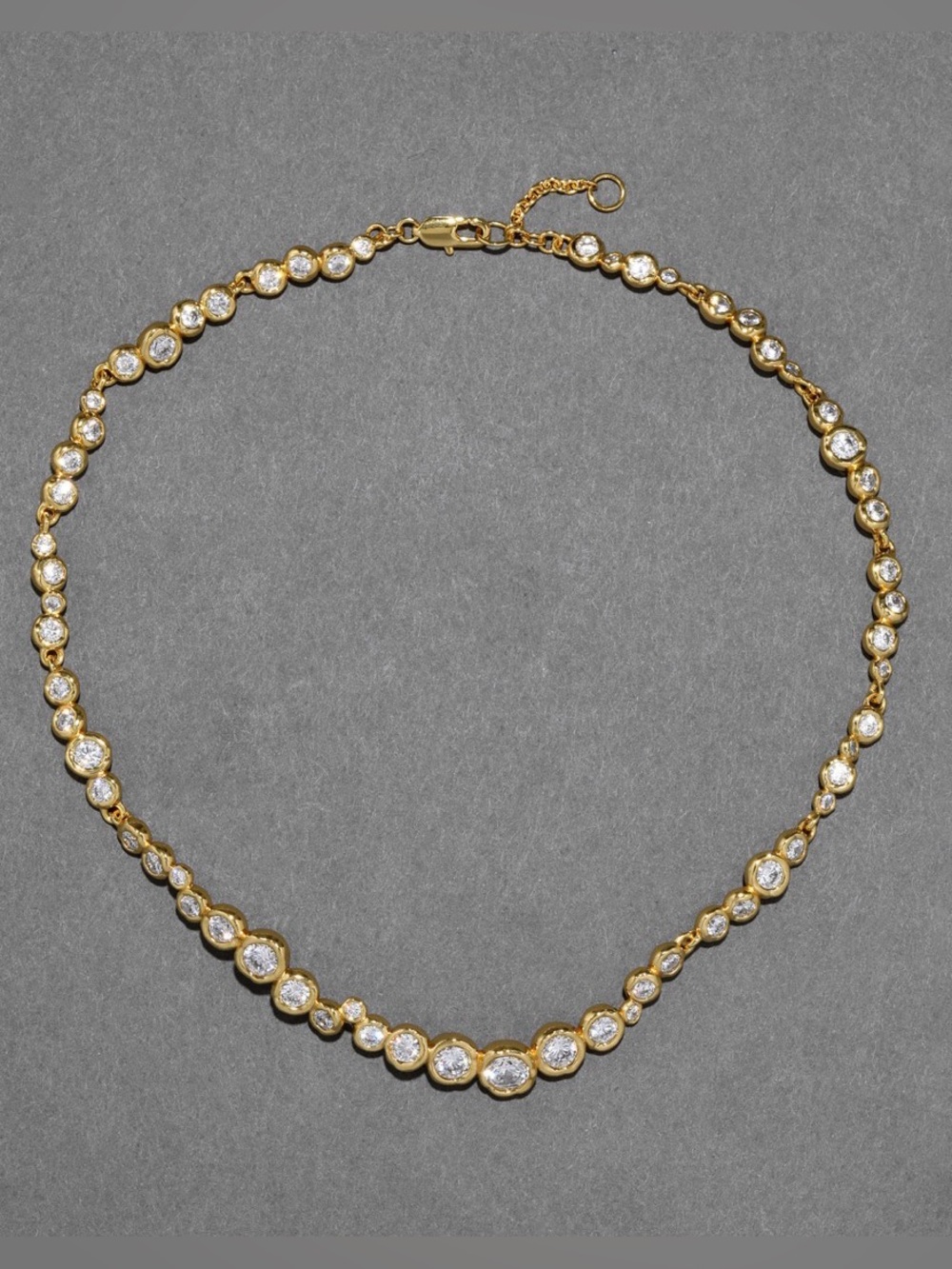 Asterales Gold Riviera Necklace New 14k Gold Plate NEW ALEXIS BITTAR JN28